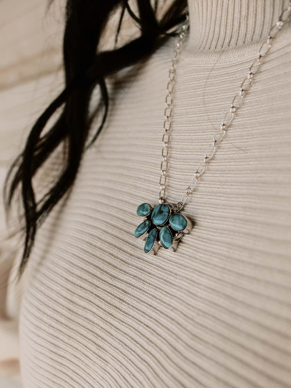 最大10%OFFクーポン Navajo Necklace Turquoise ネックレス